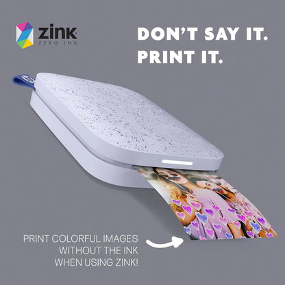 Papel Fotográfico Adhesivo Hp Sprocket Zink Premium Blanco