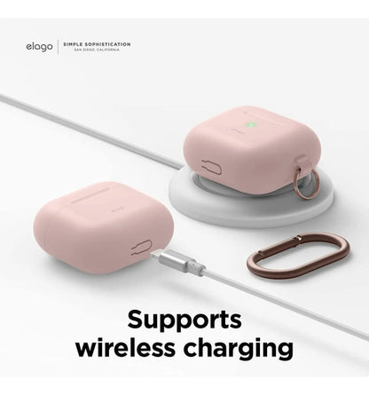 Funda De Silicona Elago Para AirPods 3ra Generación Rosa Claro