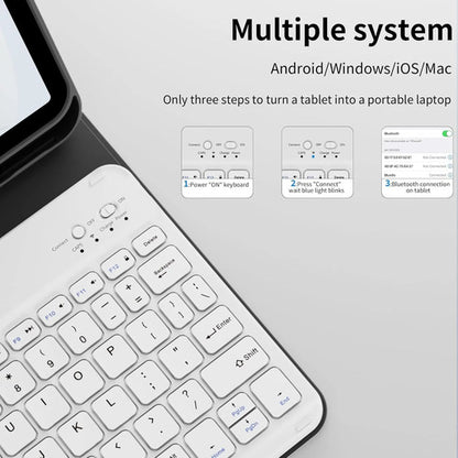 Funda Con Teclado Para iPad (a16) 11th/10th Gen (11/10.9) Negro