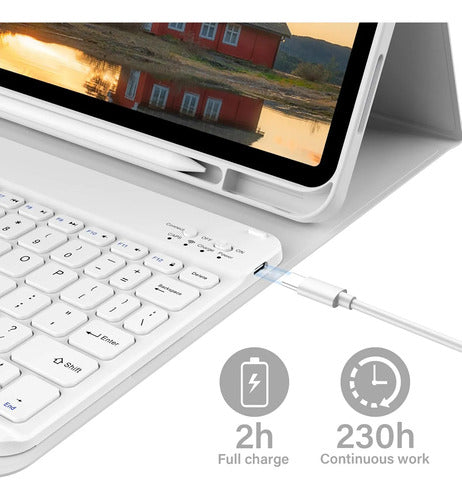 Funda Con Teclado iPad De 10a/11a Gen. 11/10.9 PuLG, A16 Gris