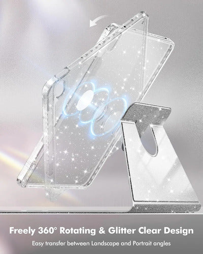 Funda Giratoria Para iPad Air 11' Plateado