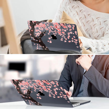 Funda Dura Dongke Para Macbook Air - Flor De Cerezo Rosa Chicle