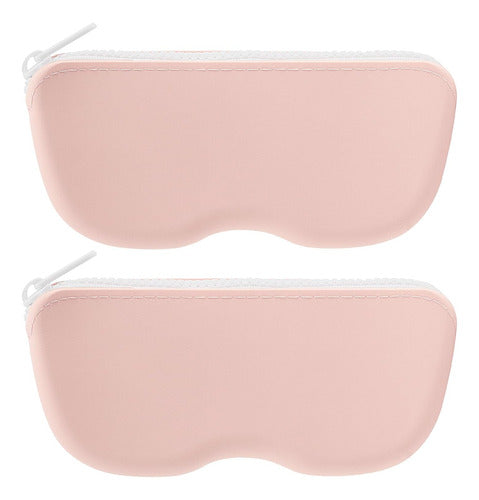 Estuche De Silicona Para Lentes Rosa Chicle
