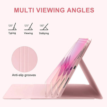 Funda Con Teclado Para iPad Air Y Pro Rosa