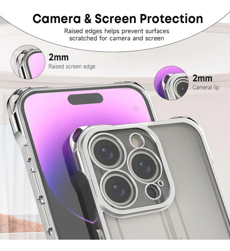 Funda Magnética Transparente iPhone 14 Pro Max Con Cuerda