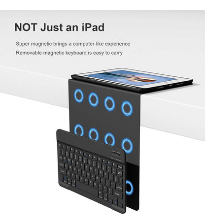 Funda Con Teclado Para iPad De 9.7 Pulgadas 2018/2017 6a/5a Negro