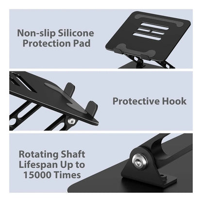 Soporte Ajustable Para Laptop Gogoonike Negro