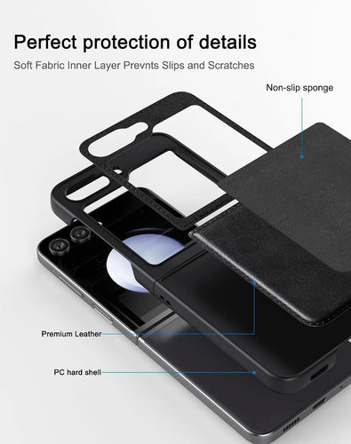 Funda Para Samsung Galaxy Z Flip 5 5g (2023) Negro
