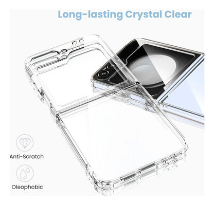 Funda Transp Antigolpes Para Samsung Galaxy Z Flip 7 Fe Transparente