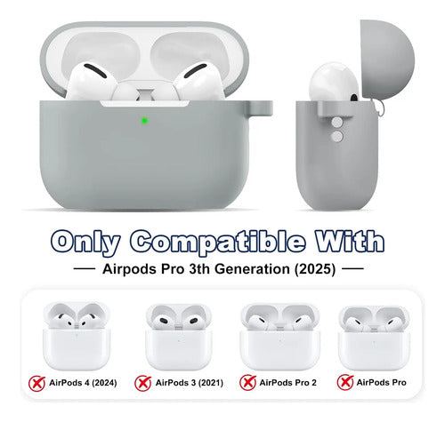 Funda Para AirPods Pro 3 Con Llavero Y Correa