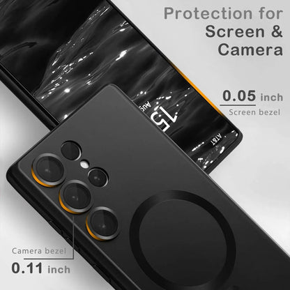 Funda Magnética Amzfield Para Samsung Galaxy S25 Ultra, N... Negro