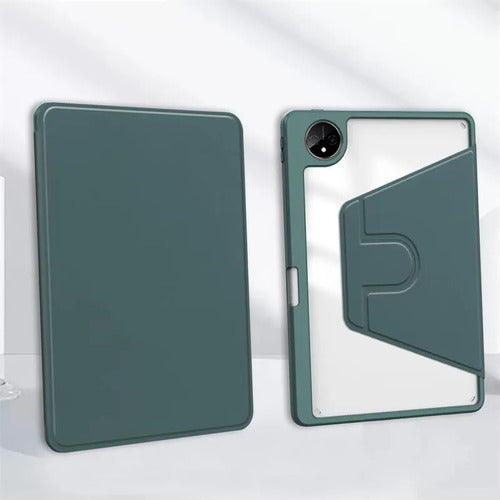 Funda Giratoria Para Huawei Matepad Pro Verde Oscuro