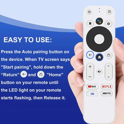 Control Remoto De Voz Para Onn Android Tv Fhd 4k Uhd Negro