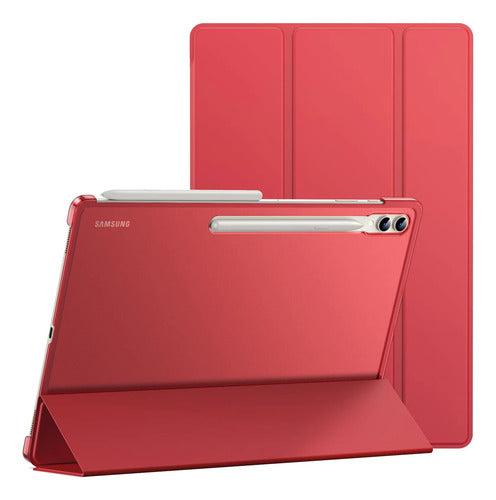 Funda Jetech Para Samsung Galaxy Tab S10 Ultra/s9 Ultra Rojo