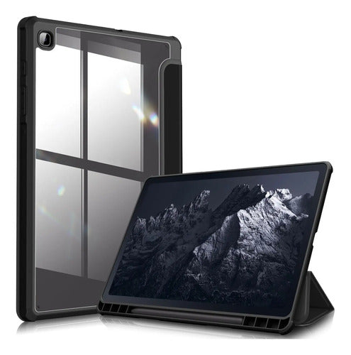 Funda Híbrida Slim Para Samsung Galaxy Tab S6 Lite Negro