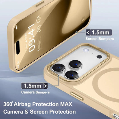 Funda Para iPhone 17 Pro Magnetica Crema