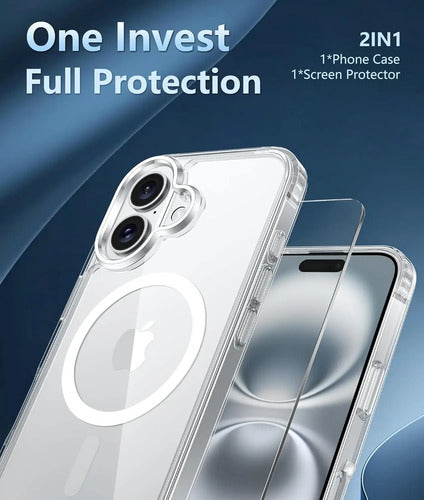 Funda Transparente Para iPhone 16 Transparente