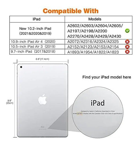 Funda Moko Para iPad 10.2 Gen Oro Rosa