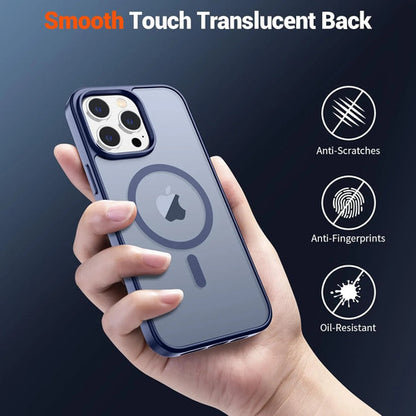 Funda Magnética Supfine Para iPhone 14 Pro Gris Lisa