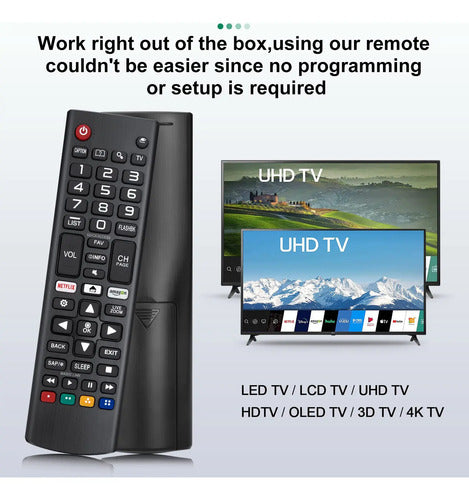 Control Remoto Universal Deluxe Para Tv LG