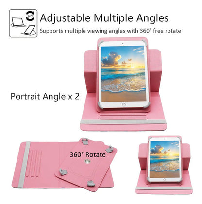 Funda Giratoria Universal Para Tablet 9.5-10.5 Pulgadas Arena Colorida