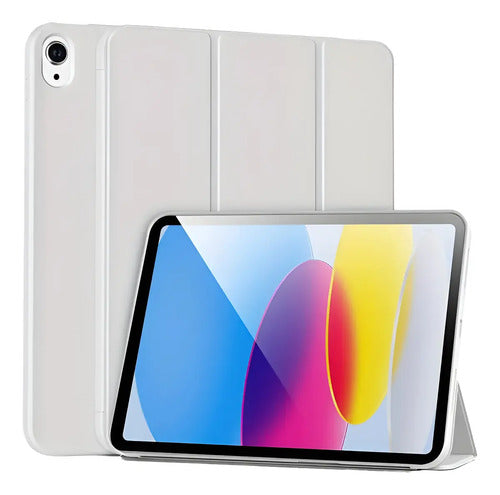 Funda Para iPad A16 10 (10.9 ) Y 11 Gen (2022-2025) Gris