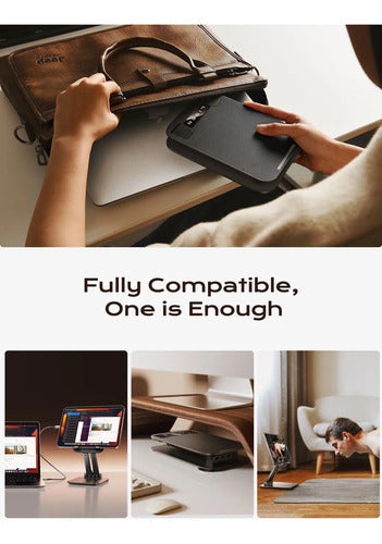 Soporte Ajustable Y Plegable Para Tablets Ipads Negro
