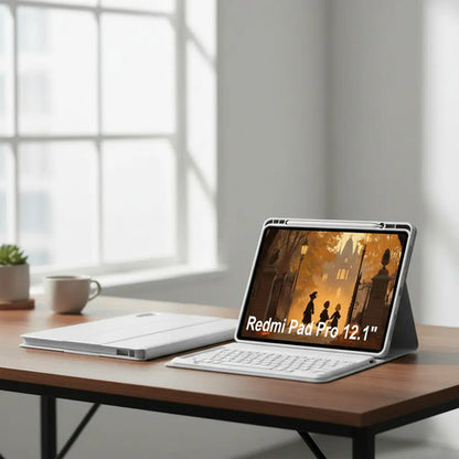 Funda Con Teclado Para Xiaomi Redmi Pad Pro 12.1 Gris