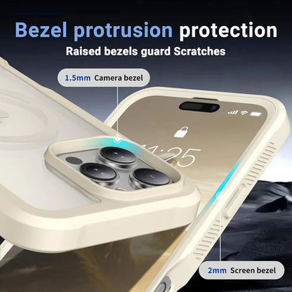 Funda Magnética Para iPhone 16 Pro Max Blanco