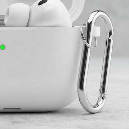 Funda De Silicona Para AirPods Pro 3 Con Kit Limpieza Blanco