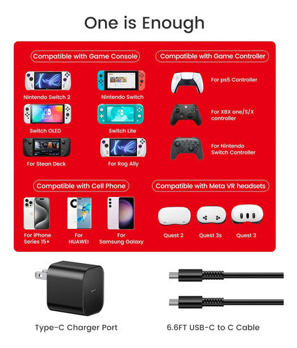Cargador Gan Pro Switch