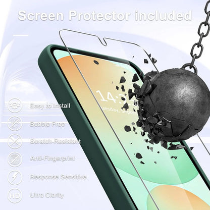Funda Magnética Mate Para Samsung Galaxy S25+ Plus Verde Oscuro