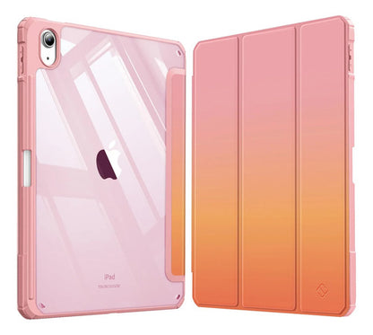 Funda Híbrida Delgada Para iPad Naranja