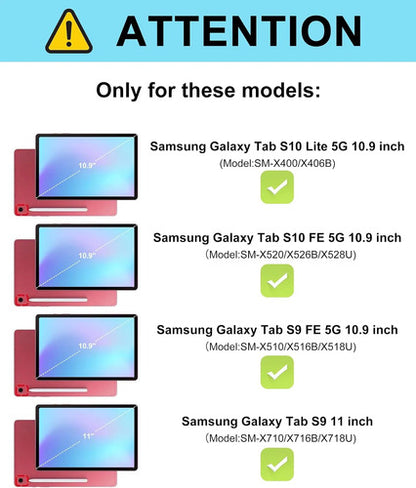 Funda Con Teclado Para Samsung Galaxy Tab S10 Lite/s10 Fe/s9 Gris