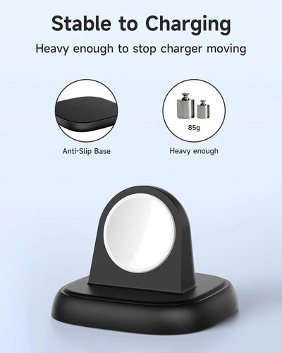 Cargador Newdery Para Apple Watch, Carga Rápida, Inalámbr... Negro