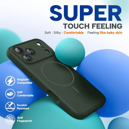 Funda Magnética Miracase Para iPhone 17 Pro Max Verde Oscuro