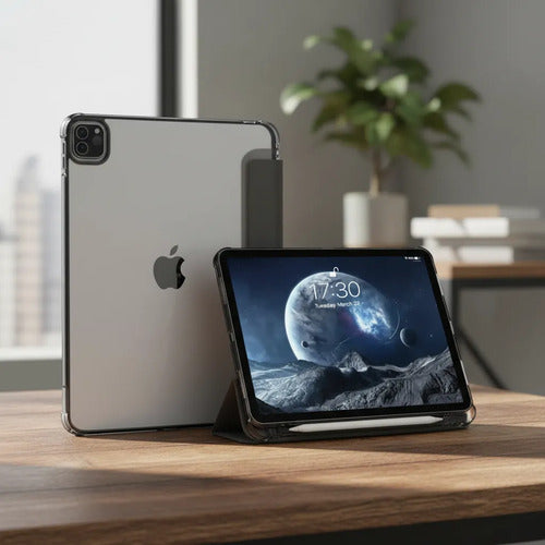 Funda Kenke Para iPad Pro 11 Pulgadas Con Soporte Para Lápiz Negro