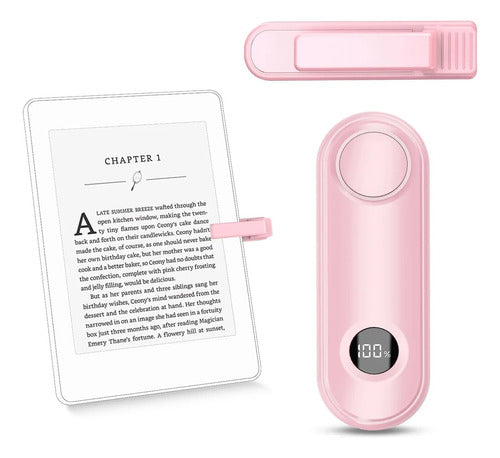 Girador De Páginas Con Control Remoto Para Kindle Paperwhite Rosa