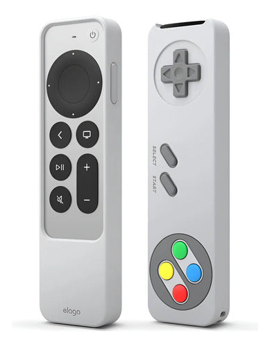 Funda Retro Para Apple Tv Siri Remote 3ra Y 2da Gris