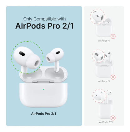 Funda Impermeable Para AirPods Pro 2da Y 1ra Gen. Funfetti - Lanyard