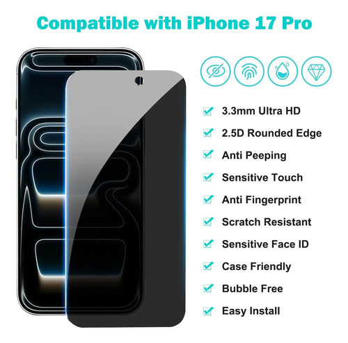 Protector De Pantalla Para iPhone 17 Pro