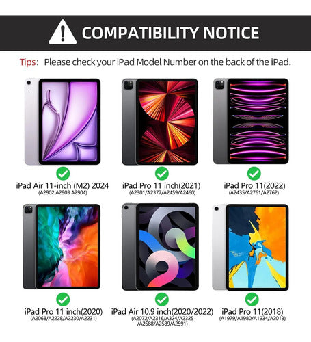 Funda Con Tecladopara iPad Pro Negro