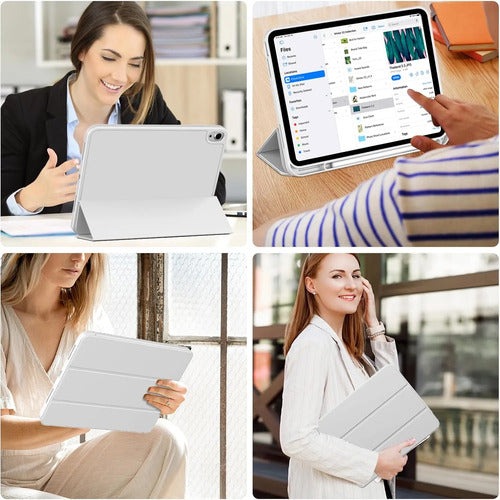 Funda Para iPad (a16) 11th Gen 2025 Y iPad 10th Gris