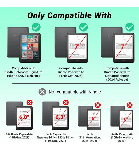 Funda Para Kindle Paperwhite 7  12th Gen 2024