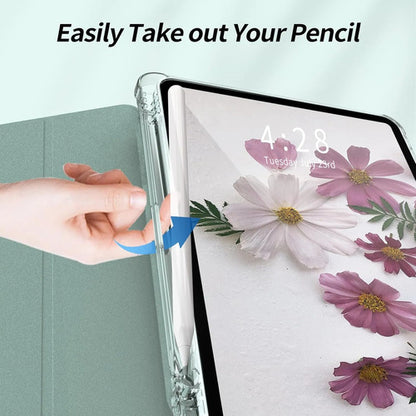 Funda Kenke Para iPad Pro 11 Pulgadas Con Soporte Para Lápiz Verde Oscuro