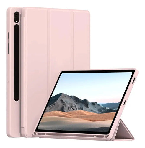 Funda Para Galaxy Tab S10 Lite/s10 Fe/s9 Fe 10.9 ... Rosa Claro