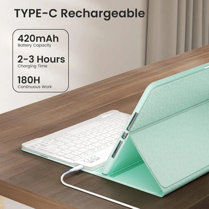 Funda Con Teclado Para iPad A16