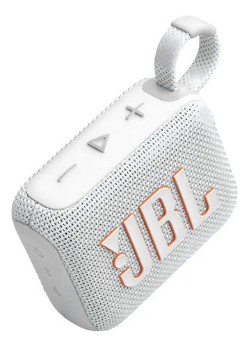 Bocina Portátil Jbl Go 4 Bluetooth, Blanco. Color Blanco Blanco