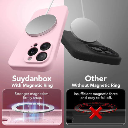 Funda Magnética Para iPhone 14 Pro Rosa