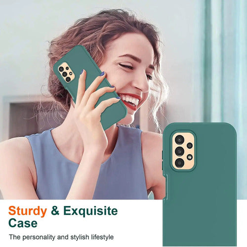 Funda Samsung Galaxy A13 Con Dos Protectores De Pantalla